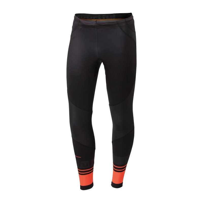 Sportful Squadra Race byxor svart - orange neon Sportful Squadra Race byxor svart - orange neon